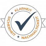 Siegel Klarheit, Sicherheit und Nachhaltigkeit durch Mentoring